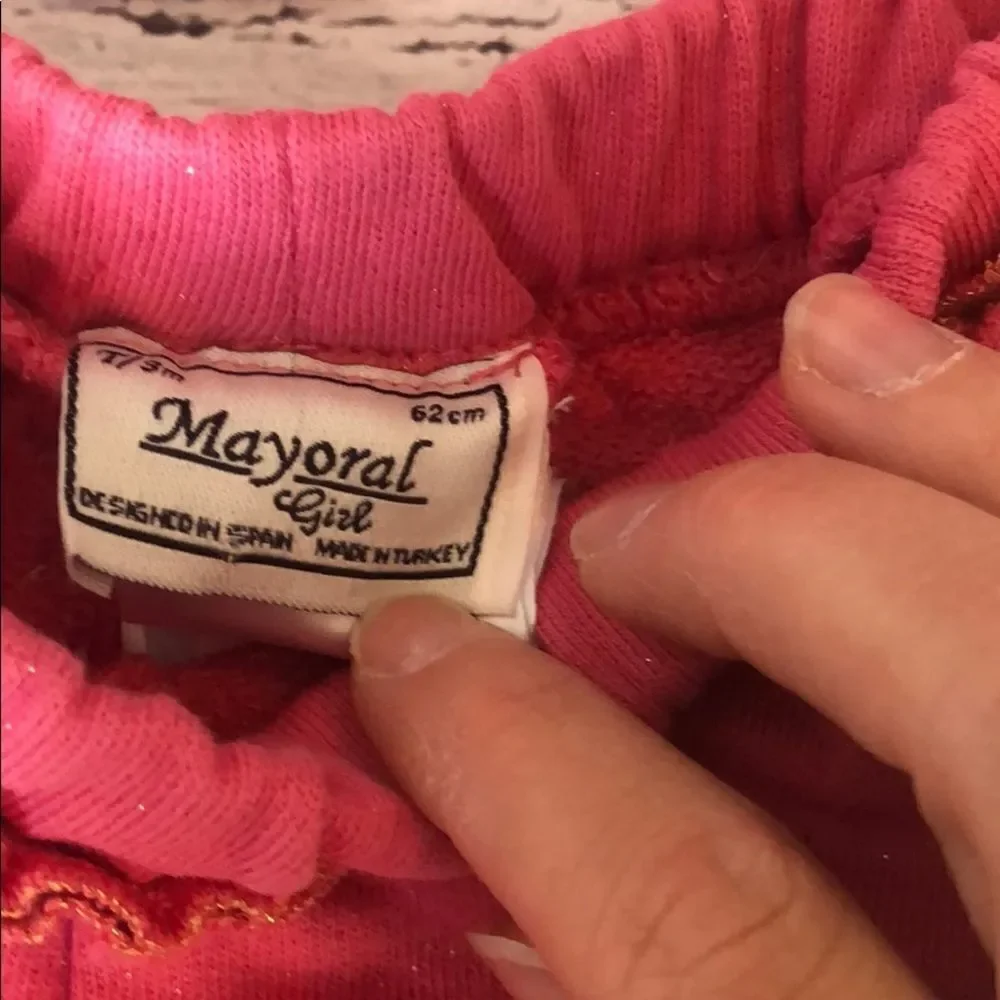 Mayoral sparkle two-piece sweatsuit 9 mo / 62 cm